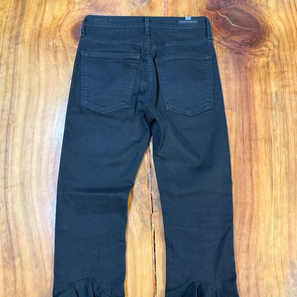 Citizens of Humanity Drew Flounce Women's Jeans 25 Flare Stretch Denim Raw B17 - Picture 8 of 8